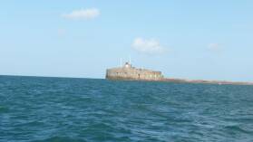 Hafenausfahrt von Cherbourg