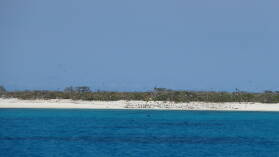 Les trois ilots du mouillage.