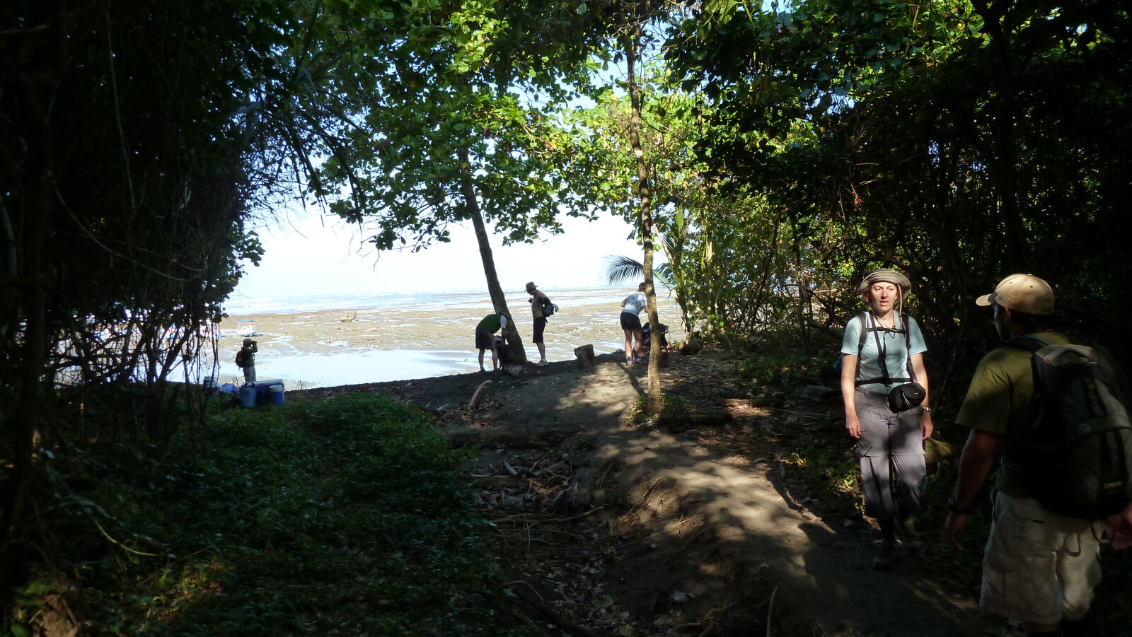 Die Wanderung beginnt in Sirena, Corcovado Nationalpark.