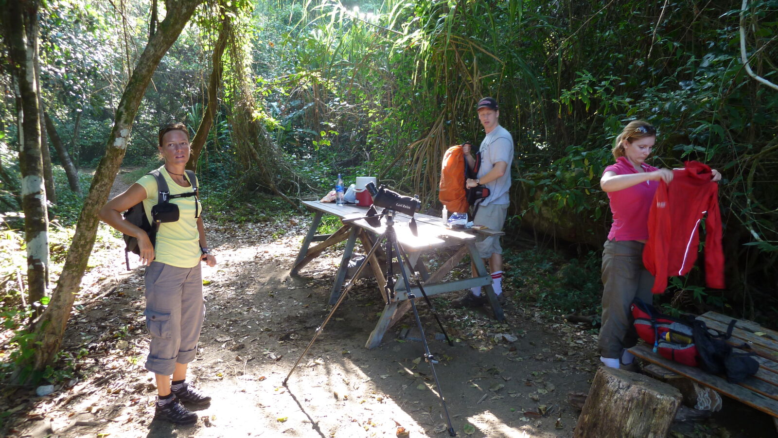 Die Wanderung beginnt in Sirena, Corcovado Nationalpark.