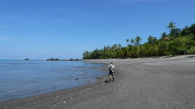 Küstenwanderung, Bahia Drake.