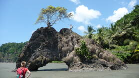 Playa Llorona, San Pedrillo, Corcovado Nationalpark.