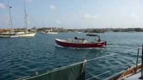 Das Water Boat von Spanish Waters.
