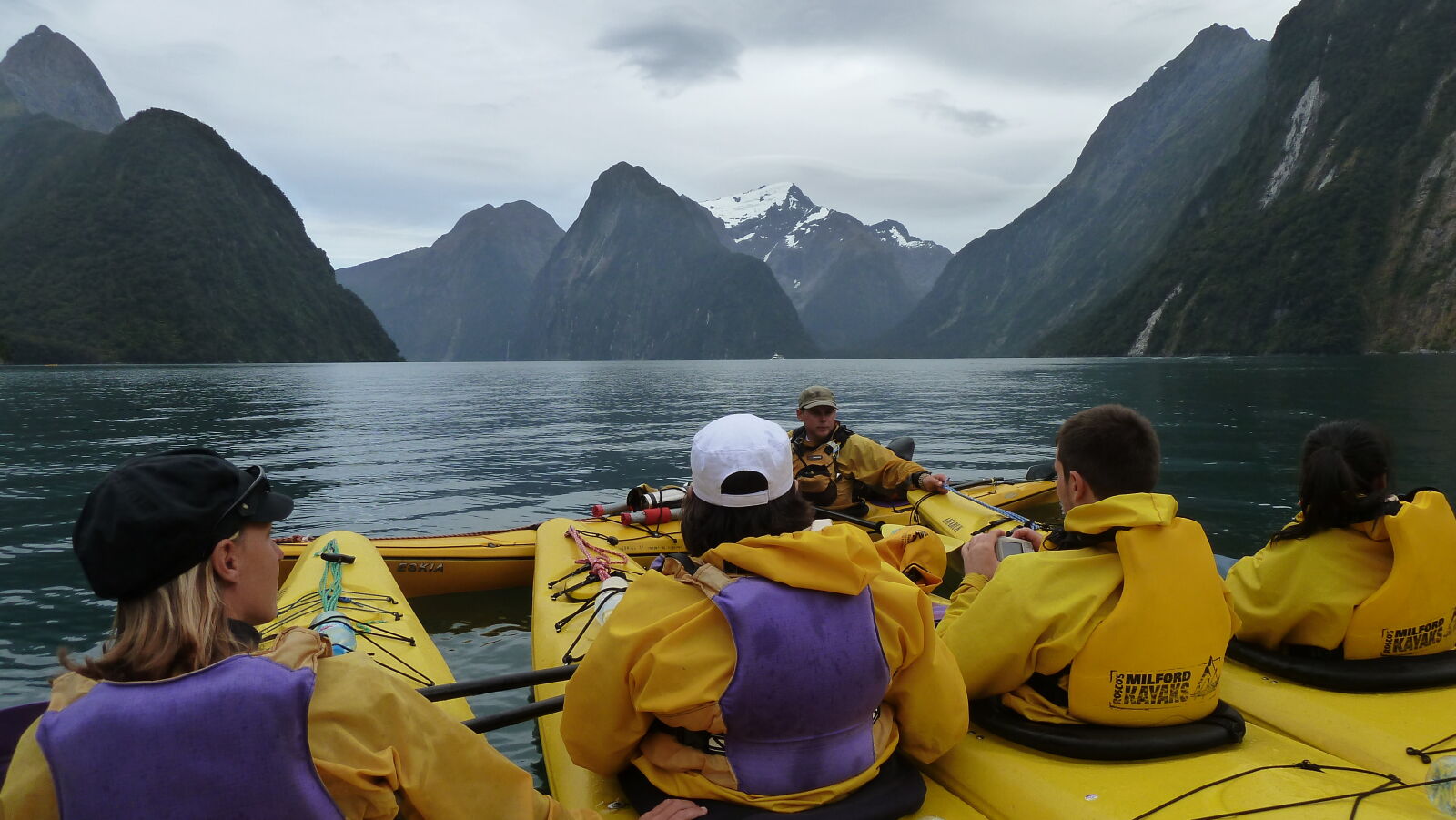 Kayaktour im Milford Sound.