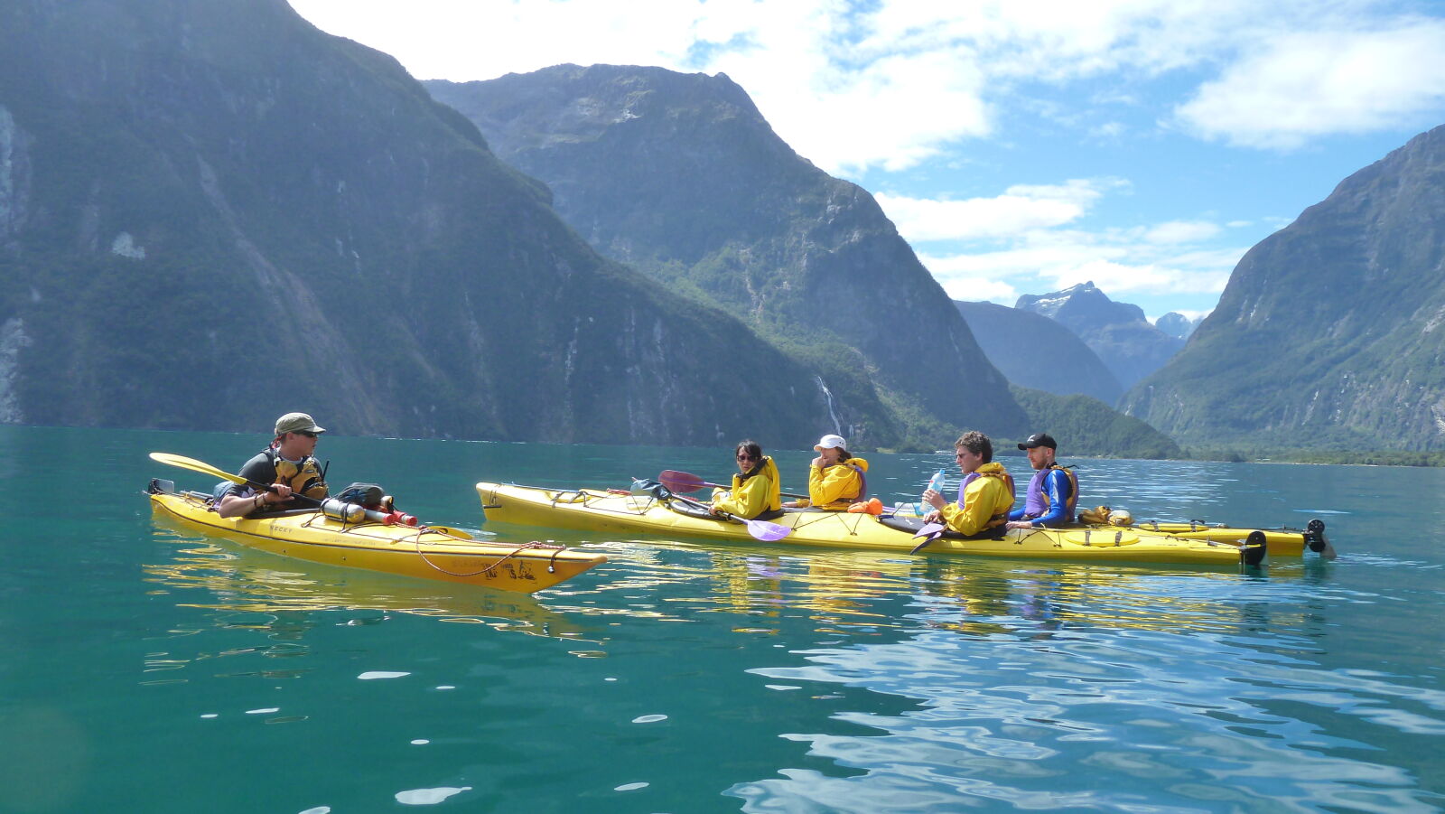 Kayaktour im Milford Sound.