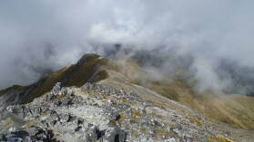 Blick vom Mt. Luxmore, Kepler Track, Tag 2.