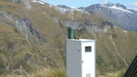 Kea beim Hanging Valley Shelter, Kepler Track, Tag 2.