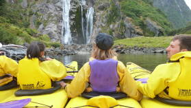 Kayaktour im Milford Sound.