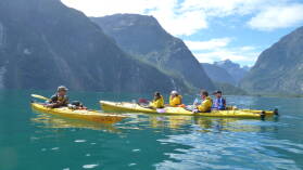 Kayaktour im Milford Sound.