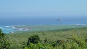 Blick auf Kicker Rock, San Cristobal.