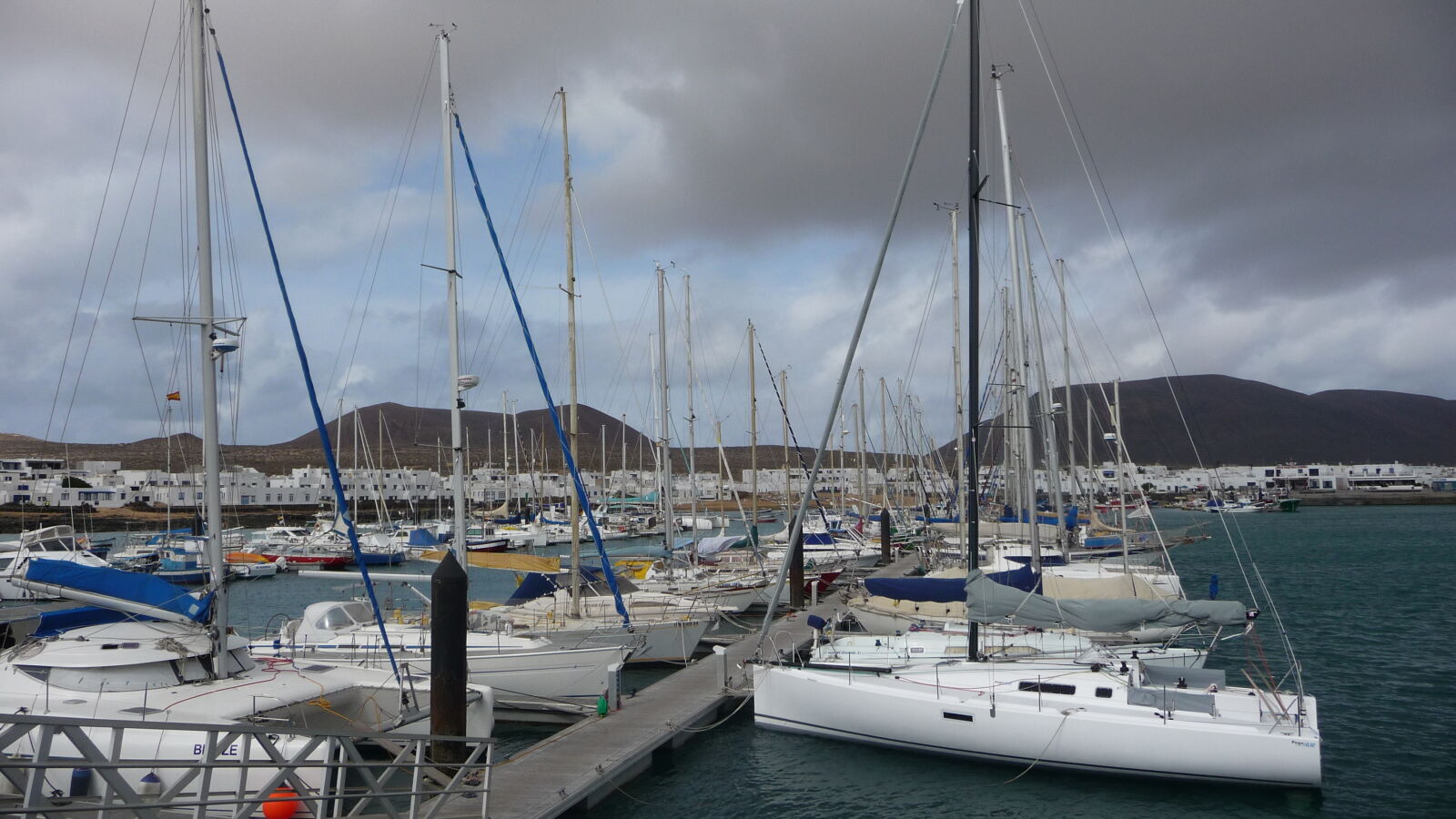 Im Hafen von Caleta del Sabo auf Graciosa.