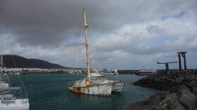Im Hafen von Caleta del Sabo auf Graciosa.