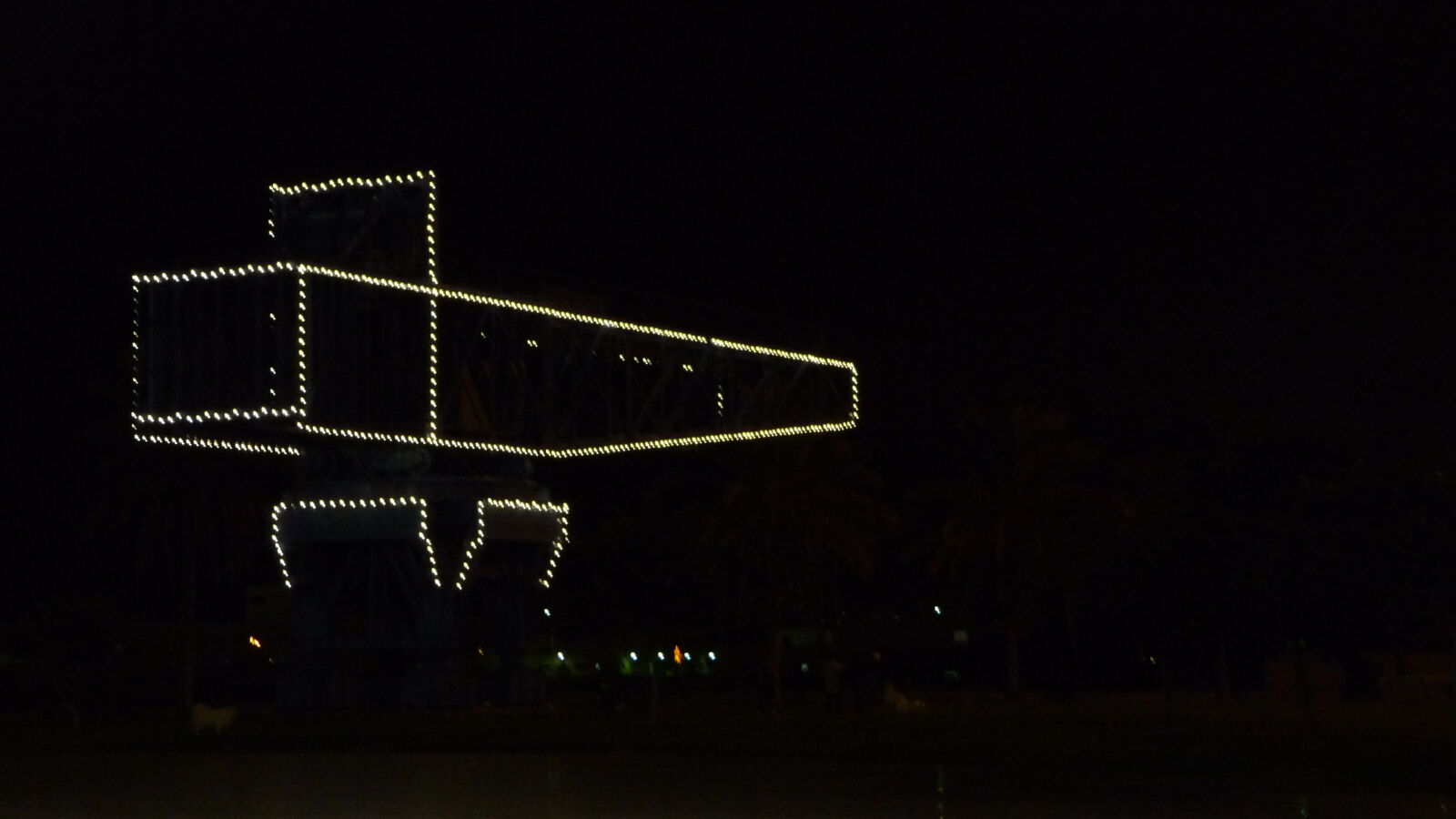 Weihnachtskran  in Las Palmas / Gran Canaria.