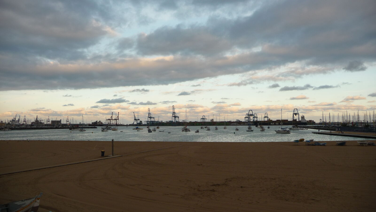 Ankerbucht in Las Palmas / Gran Canaria.