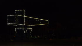Weihnachtskran  in Las Palmas / Gran Canaria.