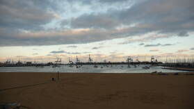 Ankerbucht in Las Palmas / Gran Canaria.