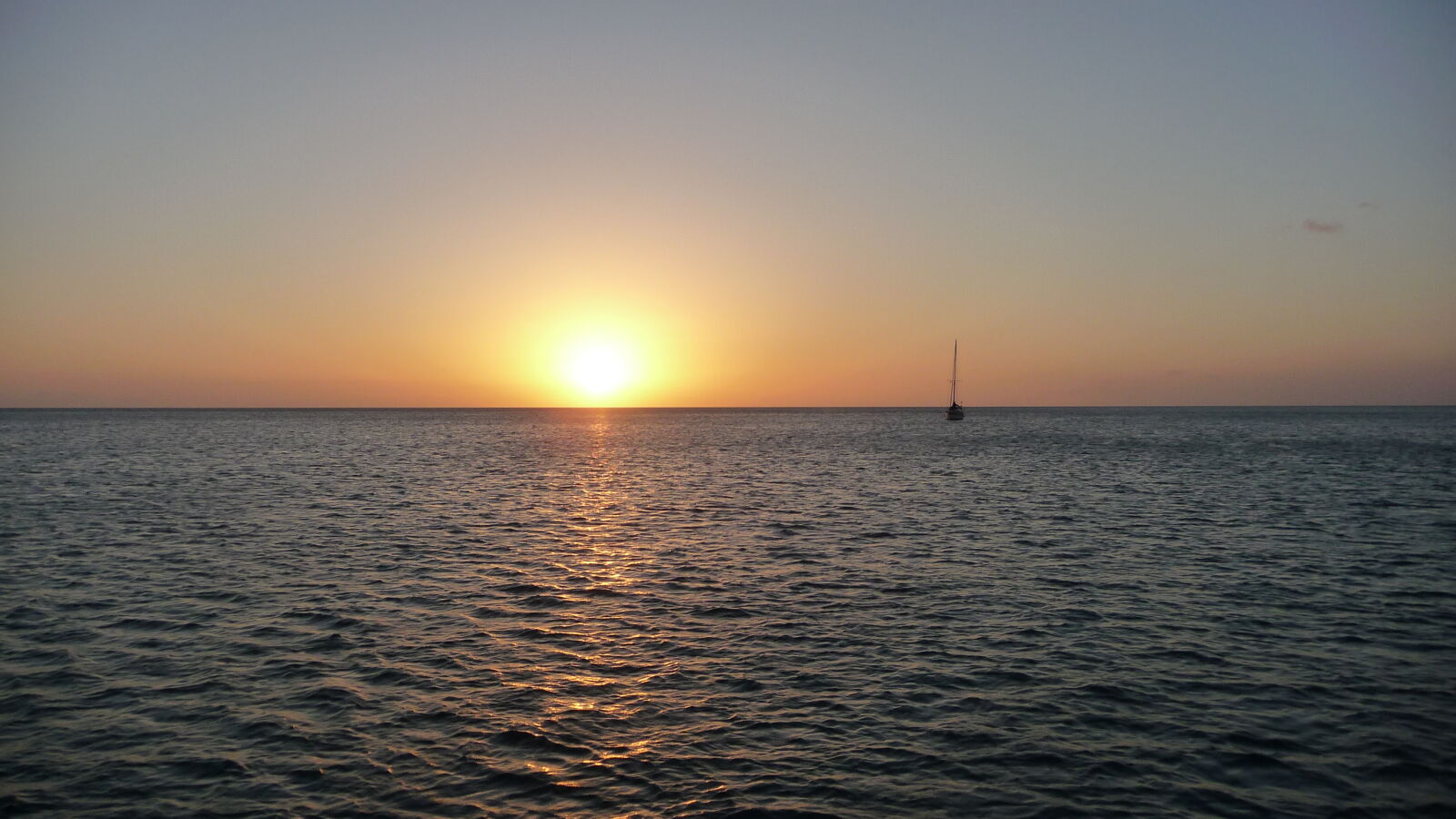 Sonnenuntergang.
