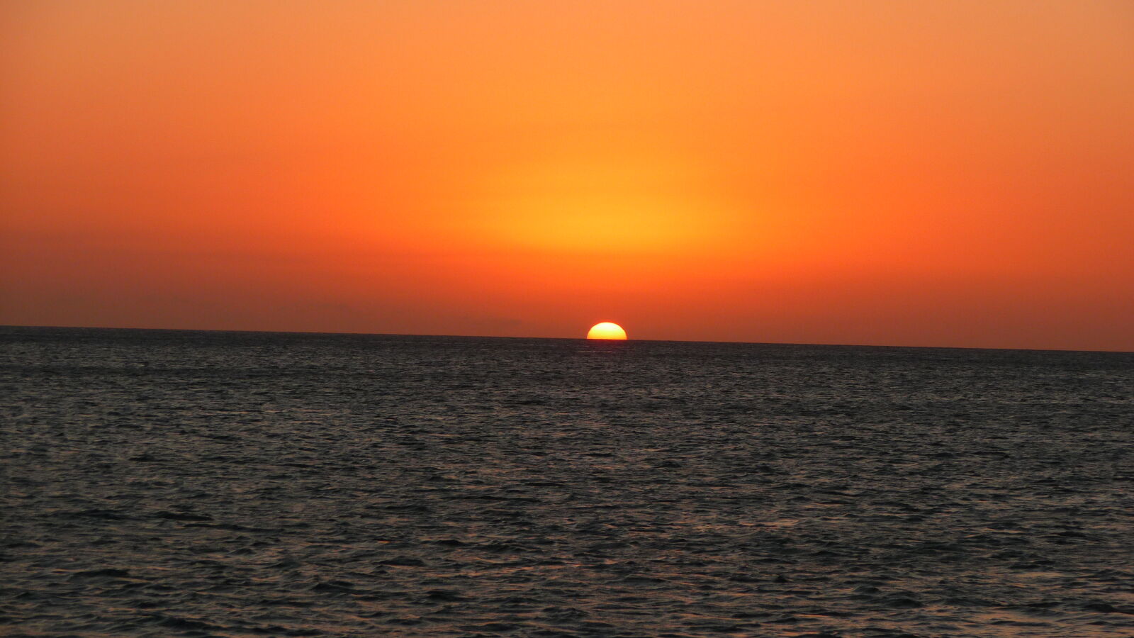 Sonnenuntergang.