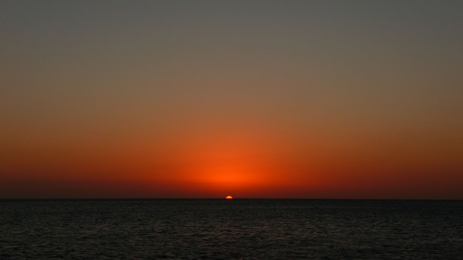 Sonnenuntergang.