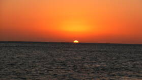 Sonnenuntergang.
