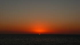 Sonnenuntergang.