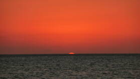 Sonnenuntergang.
