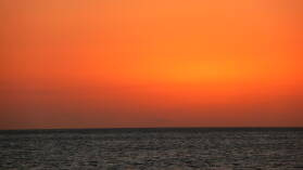 Sonnenuntergang.