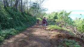 Besteigung des Mt. Pohue Rahi.