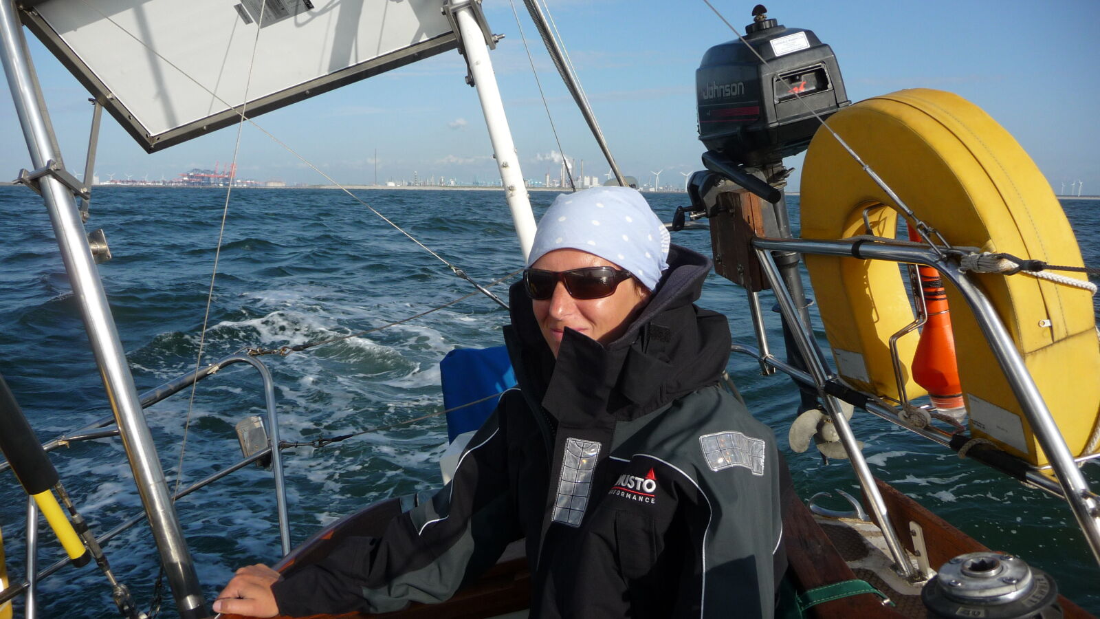 Hart am Wind vor Rotterdam