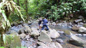Wanderung zu Cascada Río Genio.