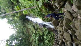 Wanderung zu Cascada Río Genio.