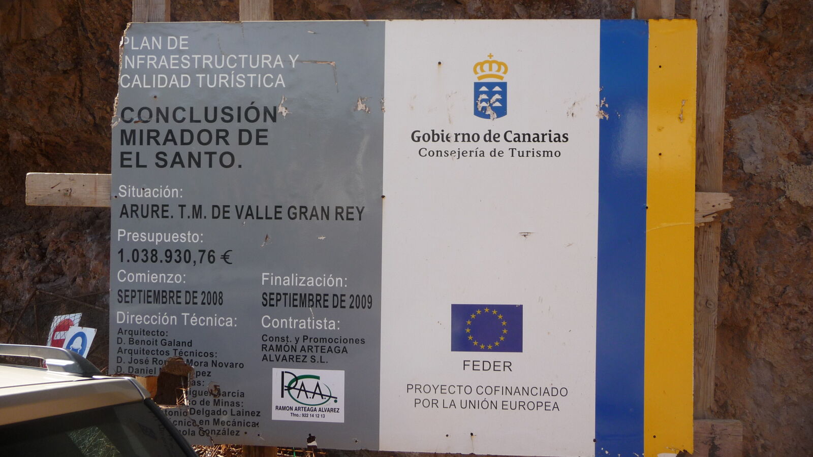 Mirador del Santo.