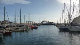 Hafen von San Sebastián, La Gomera.