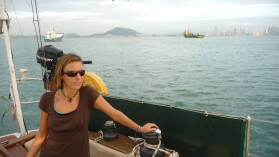 Take me away from Panama City / where the water's green and the traffic shitty!