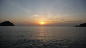 Sonnenaufgang.