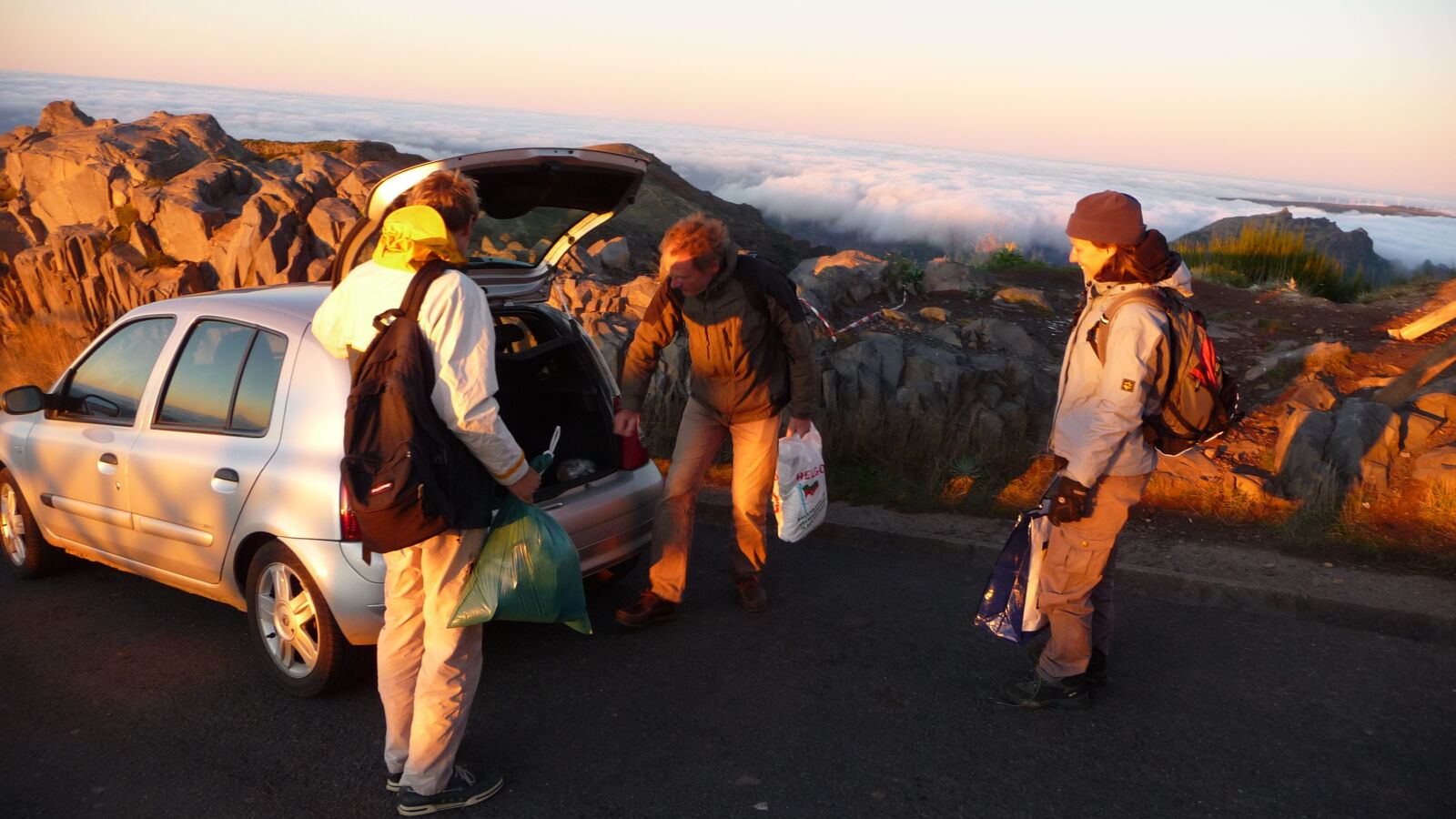 Auf dem Pico do Arieiro.