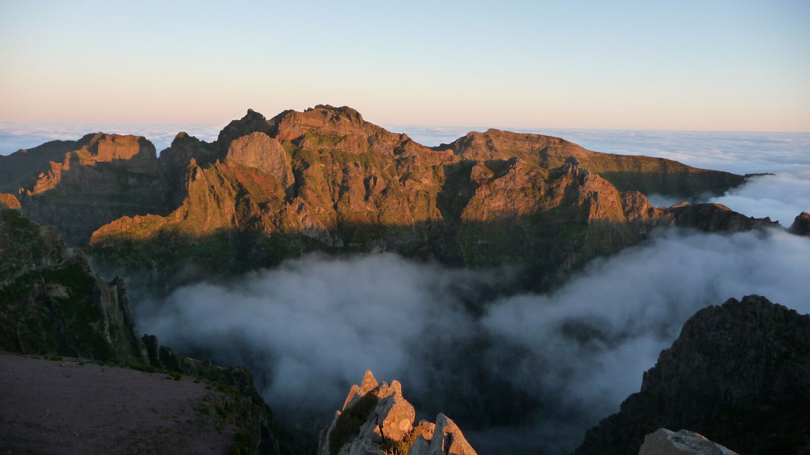 Auf dem Pico do Arieiro.