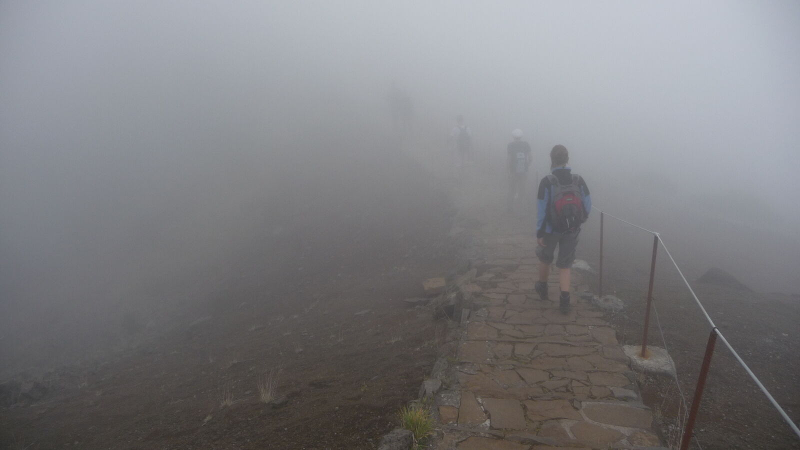 Vom Pico Ruivo zum Pico do Arieiro.