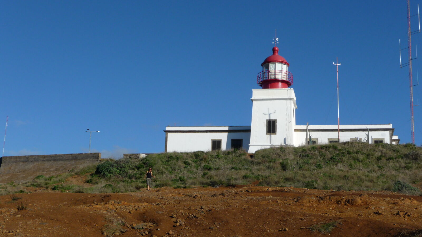 Leuchtturm am Ponto da Pargo.