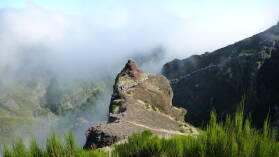 Vom Pico do Arieiro zum Pico Ruivo.