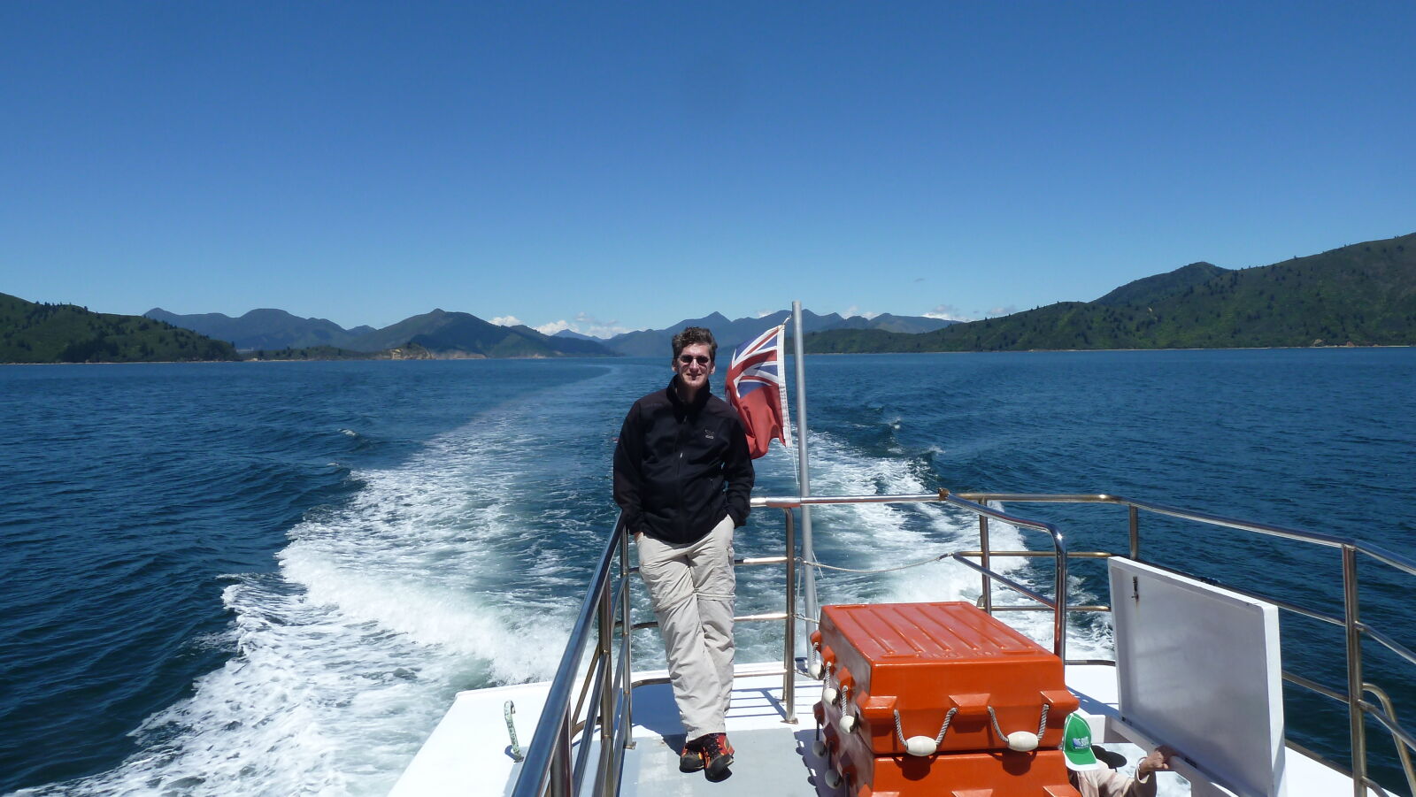 Versehentliche Schiffsrundfahrt, Pelorus Sound.