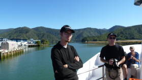 Versehentliche Schiffsrundfahrt, Pelorus Sound.
