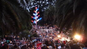 Weihnachtssingen in Nelson.
