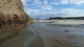 Wharariki Beach.
