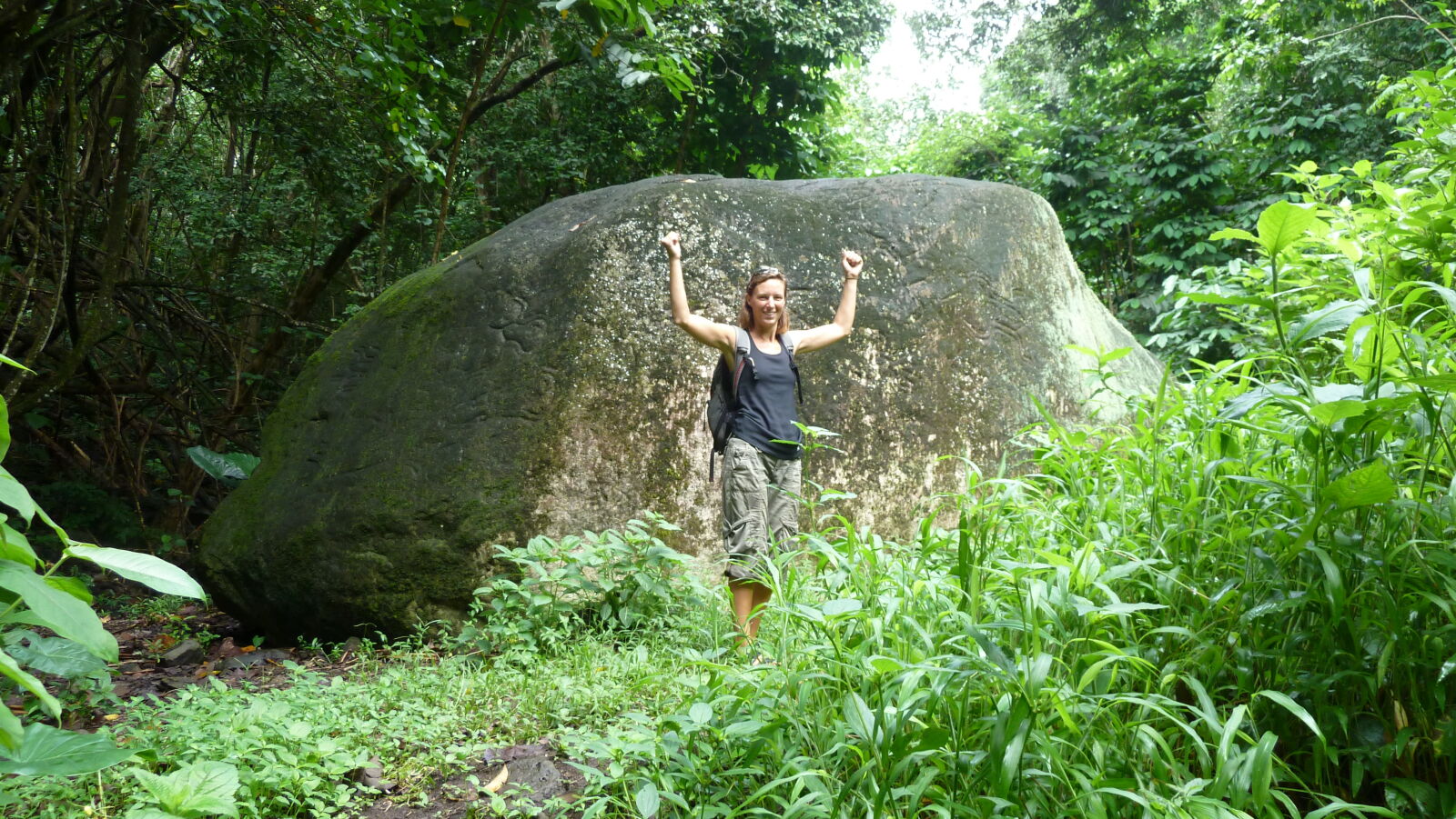 Petroglyphen gefunden! Atuona, Hiva Oa.