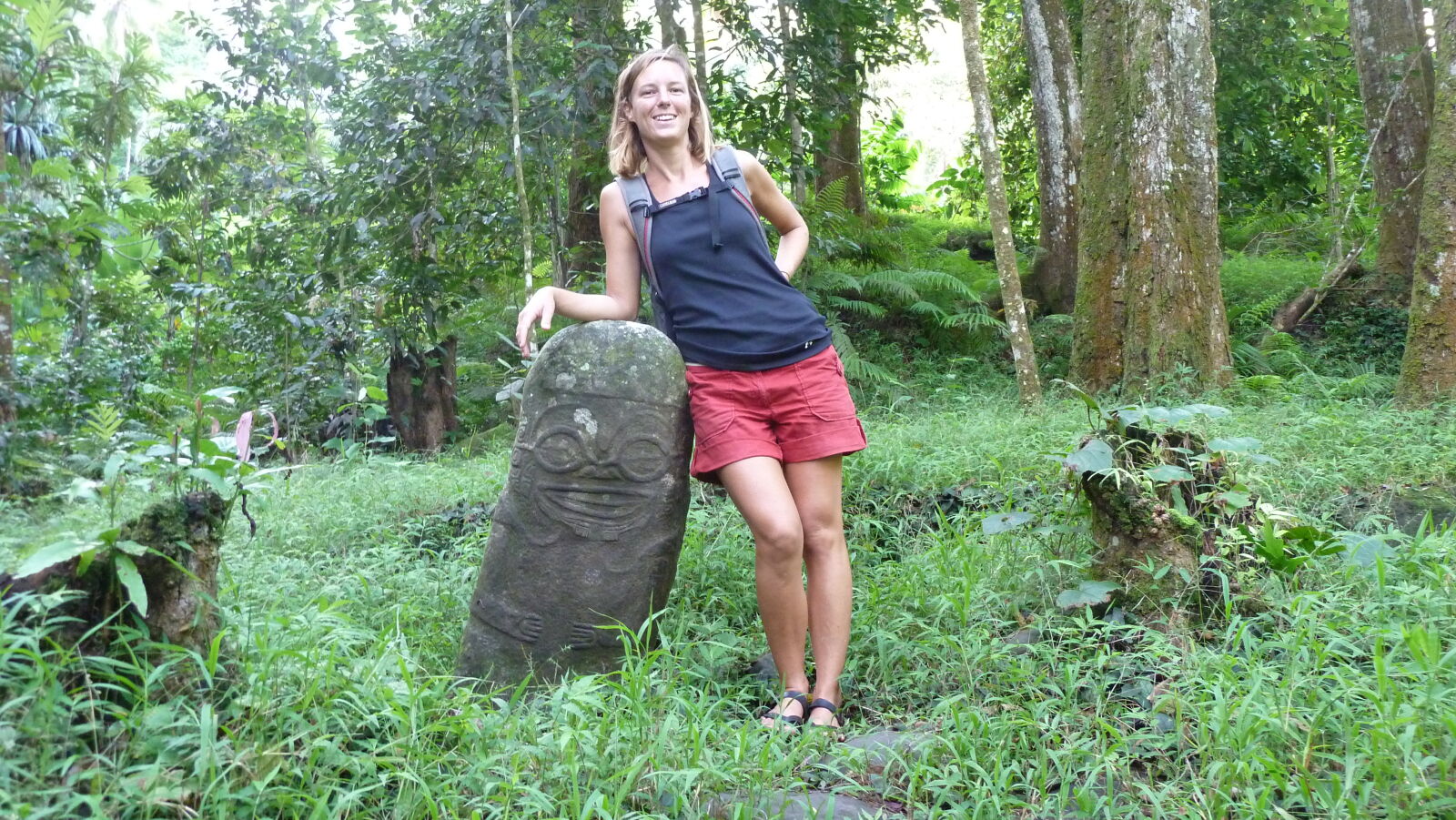 Smiling Tiki gefunden! Hiva Oa.