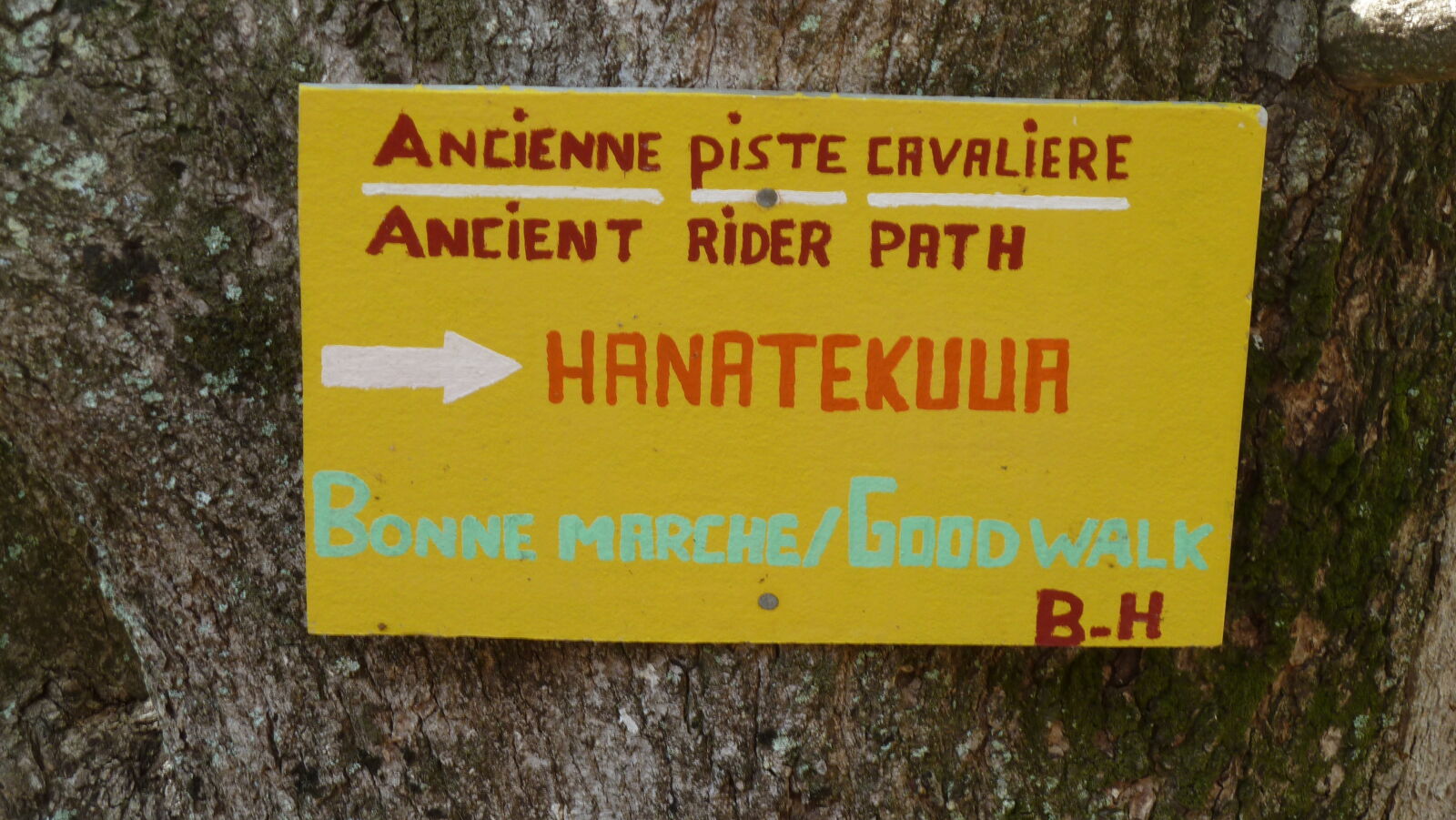 Wanderung von Hanaiapa nach Hanatekuua, Hiva Oa.