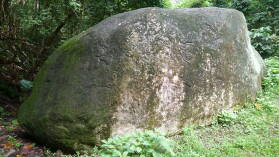 Petroglyphen in Atuona, Hiva Oa.