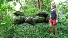 Smiling Tiki, Hiva Oa.