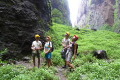 Wanderung von Hakaui zum Vaipo Wasserfall, Nuku Hiva.
